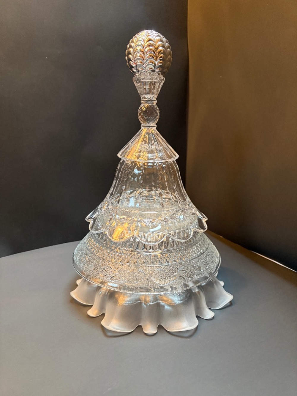 Repurposed Christmas Tree from Glassware